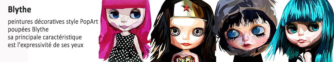 comic & cartoon : poupées Blythe